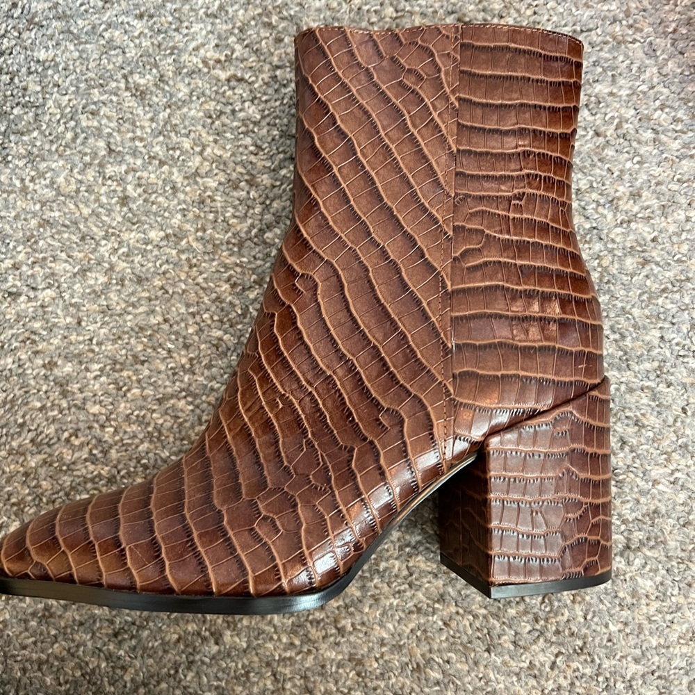 Croc booties never worn in perfect condition!
